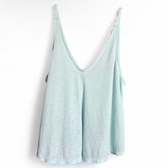 Intimately By Free People Tops - INTIMATELY FP FREE PEOPLE Soft Ribbed Swing Tank Top Light Ice Blue | Size Small